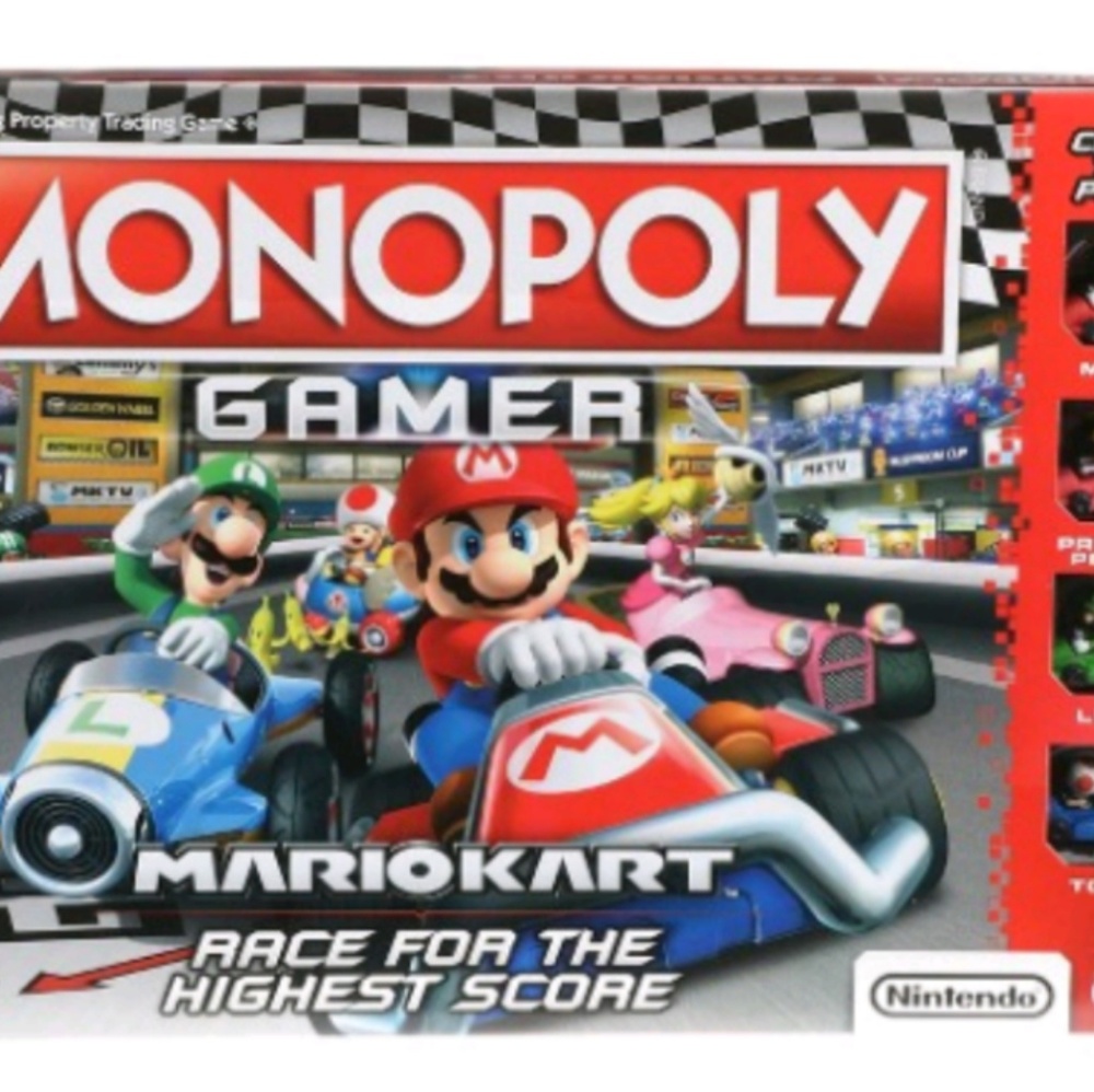 Monopoly gamer Mario kart board game